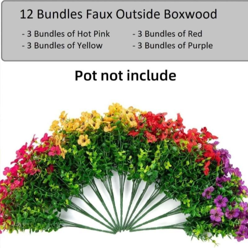 Artificial Flower Ball, 12pcs/set Faux Flower Ball, Decorative Flowers for Home Party Wedding Anniversary Festival 2