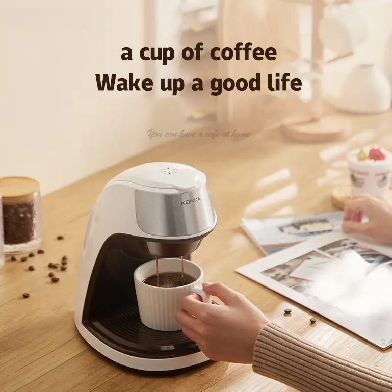 Máy pha cà phê Espresso đa chức năng, Ailiya, dễ làm sạch, thích hợp sử dụng trong gia đình