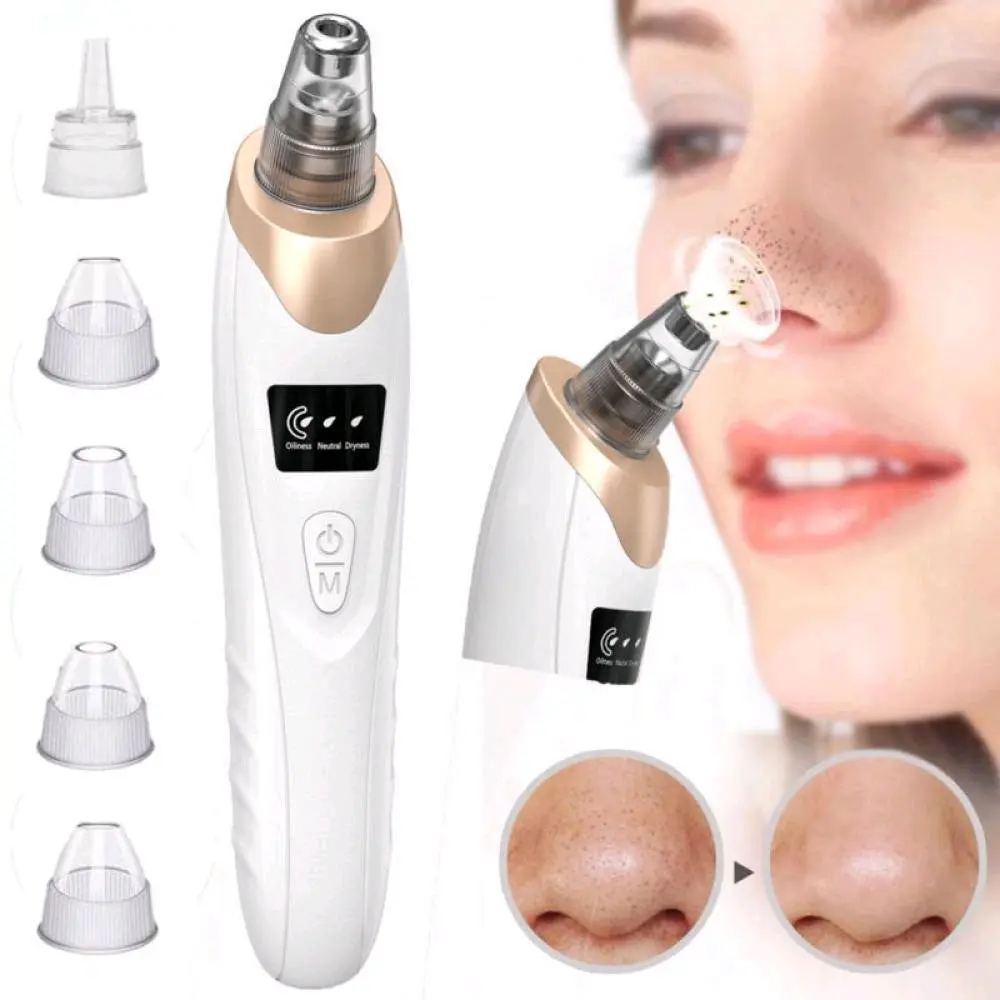 Vakum Pembersih Komedo Pembersih Wajah Electric Blackhead Remover