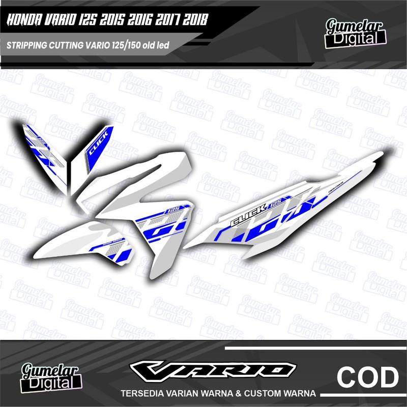 STRIPPING SIMPEL HONDA VARIO 125 150 LED OLD TEMA VIETNAM 1 SUDAH DI CUTTING TINGGAL TEMPEL 4