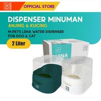 Gambar M-Pets Lena Water Dispenser 2 Liter / Tempat Minum Anjing Kucing - dispenser minuman untuk hewan  dari M-Pets Volk Pets Indonesia Kota Tangerang 1 Tokopedia