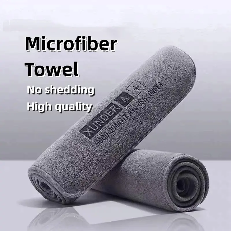 COD High-End Microfiber Auto Wash Towel Car Cleaning Hemming Drying Cloth Care
