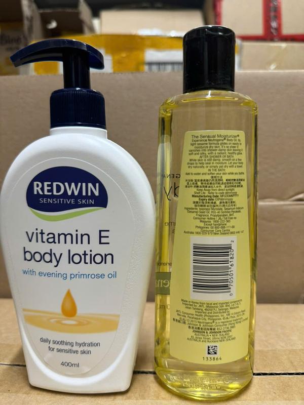  Combo Dầu dưỡng thể Neutro Body Oil 250ml+ Sữa dưỡng thể Redwin 400ml 
