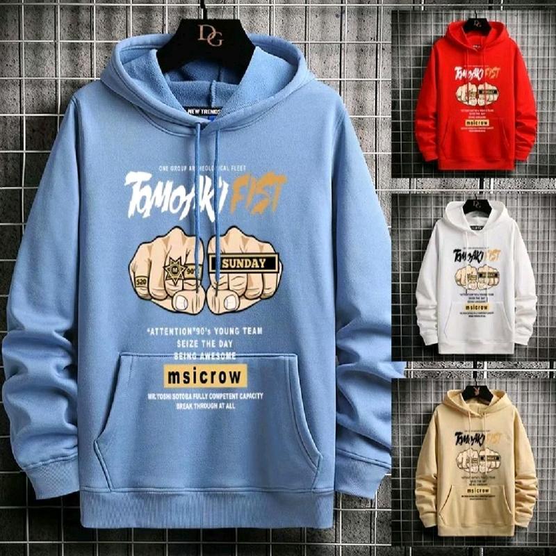 Product Introduction of ( hot) áo hoodie nam nữ . hình 5d quả đấm Menswear Dài Tay QUẢ ĐẤM 11