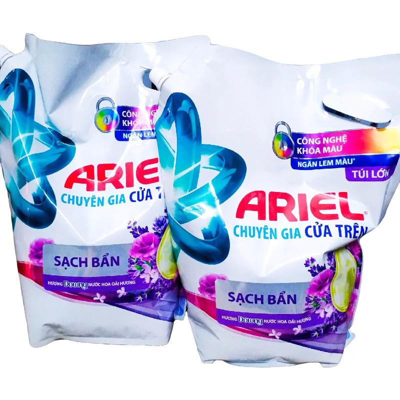 Combo 2 túi nước giặt Ariel chuyên gia cửa trên hương downy nước hoa oải hương 1 túi 3,65kg×2
