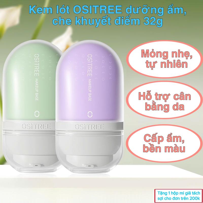 Kem lót trang điểm OSITREE 32g dưỡng ẩm che khuyết điểm kiểm soát dầu làm sáng da