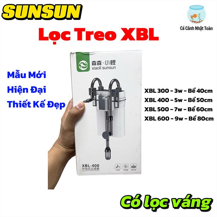 Lọc Treo Bể Cá Sunsun XBL 300, 400, 500, 600 Có Hút Mặt - Lưu Lượng 300 lít/h - Công Suấc 5W