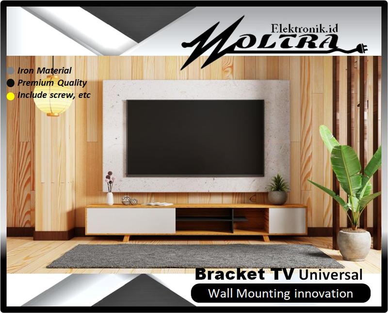 Product Introduction of BERGARANSI !! Bracket TV 32"-60" PREMIUM BRACKET IMPORT QUALITY JAMINAN COCOK TV ANDA warna Hitam 39
