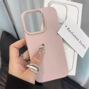 Casing Kulit Mewah Motif Kulit IPhone Kompatibel Untuk iPhone 16 Plus 11 15 Pro Max 12 13 14 Pro Max Penutup Belakang Lembut Matte Silikon Tebal