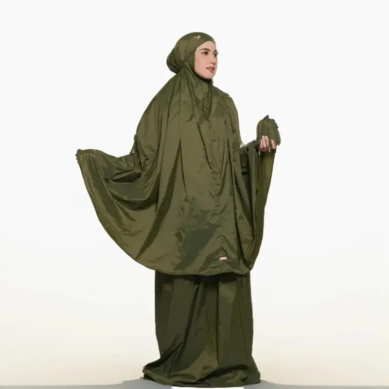 (AINALABEL) Mukena Premium Mewah Mukena Travel Mini Parasut Korea 2in1 Premium Ailee Atasan Bawahan 3
