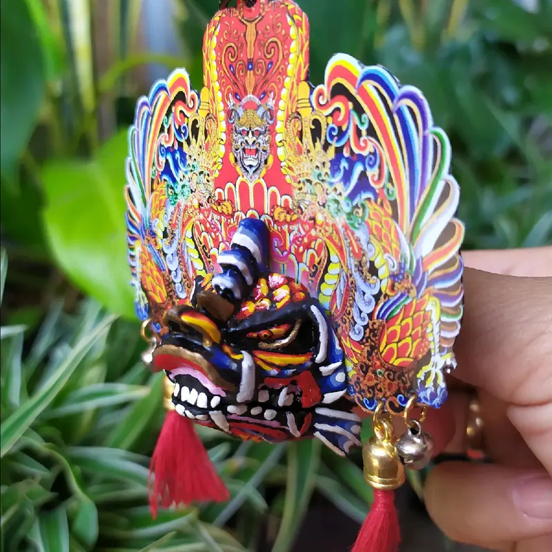 barongan KUCINGAN DEVIL  miniatur gantungan kunci souvenir 1