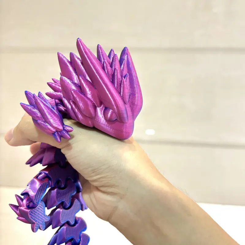 3D Printed Dragon Design Decoration, Colorful Rainbow Dragon Ornament, Desktop Decoration, Perfect Birthday Gift, Suitable for Children and Adults 7