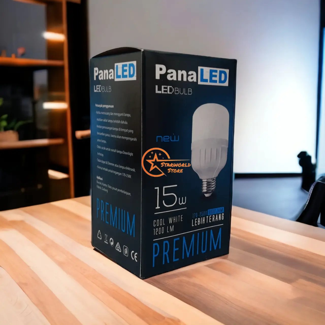 PANALED Premium Lampu Bohlam LED Capsule 15 Watt - Cahaya Putih