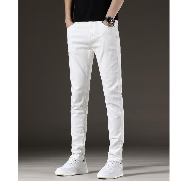 CÓ BIG SIZE QUẦN JEAN NAM TRẮNG TRƠN SANG TRỌNG TRẺ TRUNG DÁNG BODY MẠNH MẼ QUẦN BÒ NAM Menswear Pants Denim Cotton Z1 Có Túi