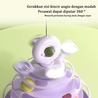 Gambar Vinnatsu Mainan Kucing / Cat Toys Tower 4 Susun Interaktif / Mainan Tower Kucing Bola Kerincingan Putar - B - Merah muda dari Vinnatsu MALL2 Kab. Tangerang 5 Tokopedia
