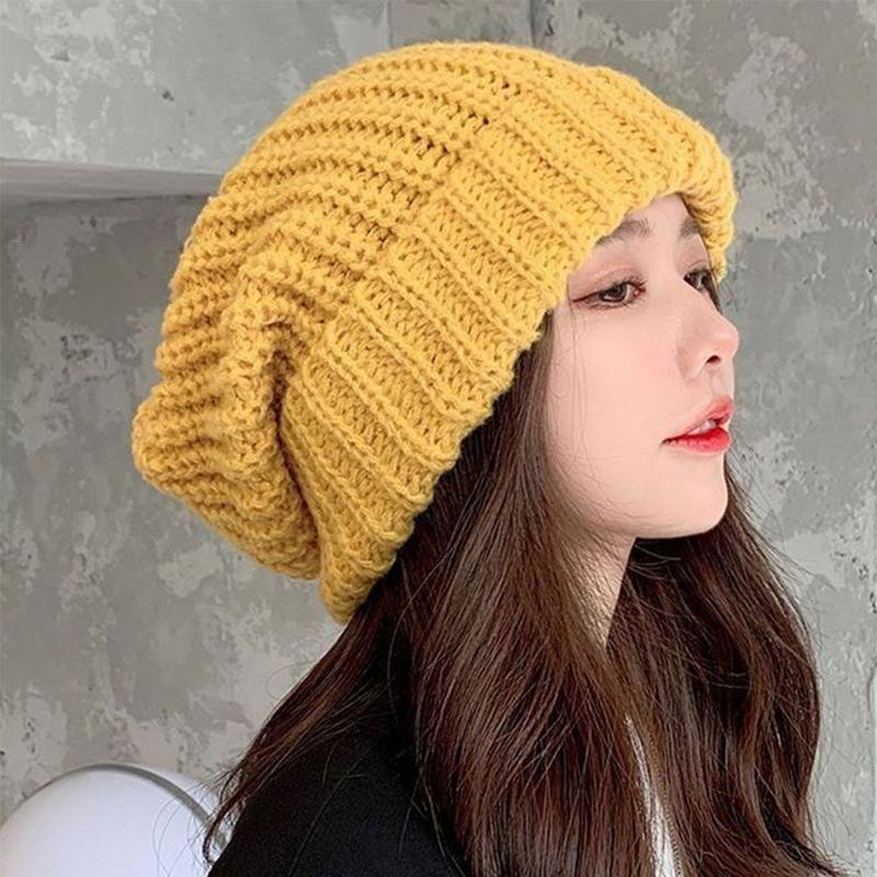 Product Introduction of High Quality Woman/Men Ladies Casual Cap Knitted Beanies Warmer Bonnet Winter Autumn Hats Female Beanie Caps 16