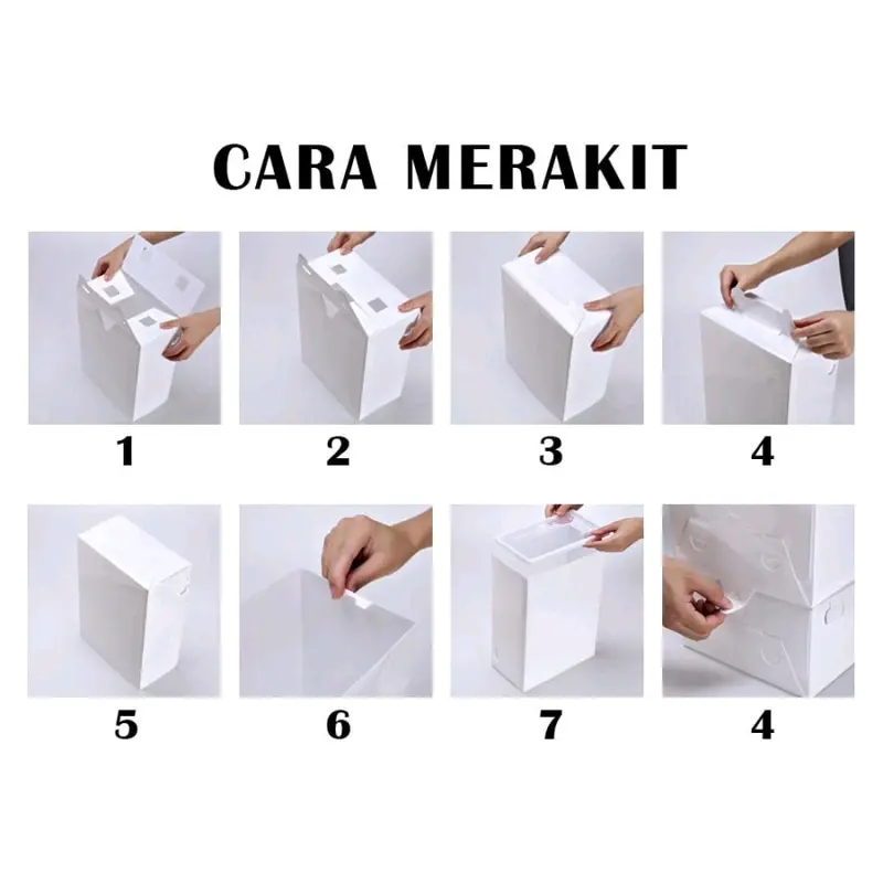 KOTAK SEPATU PORTABLE / KOTAK SEPATU LIPAT 1