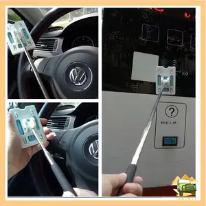 【idmobil】Tongkat E Toll/Tongtol Telescopic Panjang Pendek/Portabel Tongtol Stainless Telescopic Kartu E Toll Tongsis Emoney E-Toll Card Batang teleskopik Car