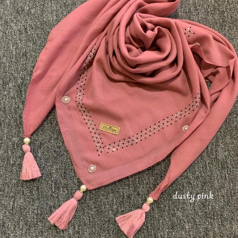 JILBAB SEGIEMPAT MANIK PAYET TASSEL TERBARU Bisnis 5