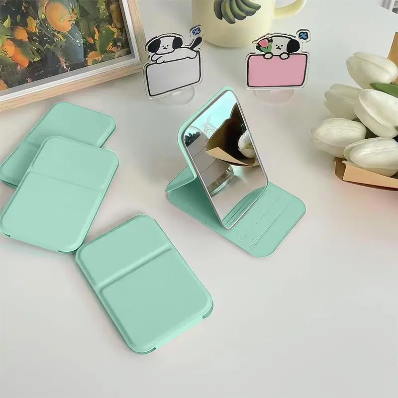 Portable Foldable Makeup Mirror, Adjustable Mini Mirror, Foldable Mirror for Dormitory & Office, Makeup Tools for Women & Girls, Beauty Mirror, Vanity Mirror 7
