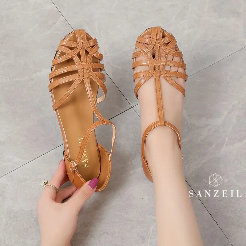 Sanzeil Maya - Sandal Flat Shoes Wanita Import Slip On Casual 1959 Sendal 5