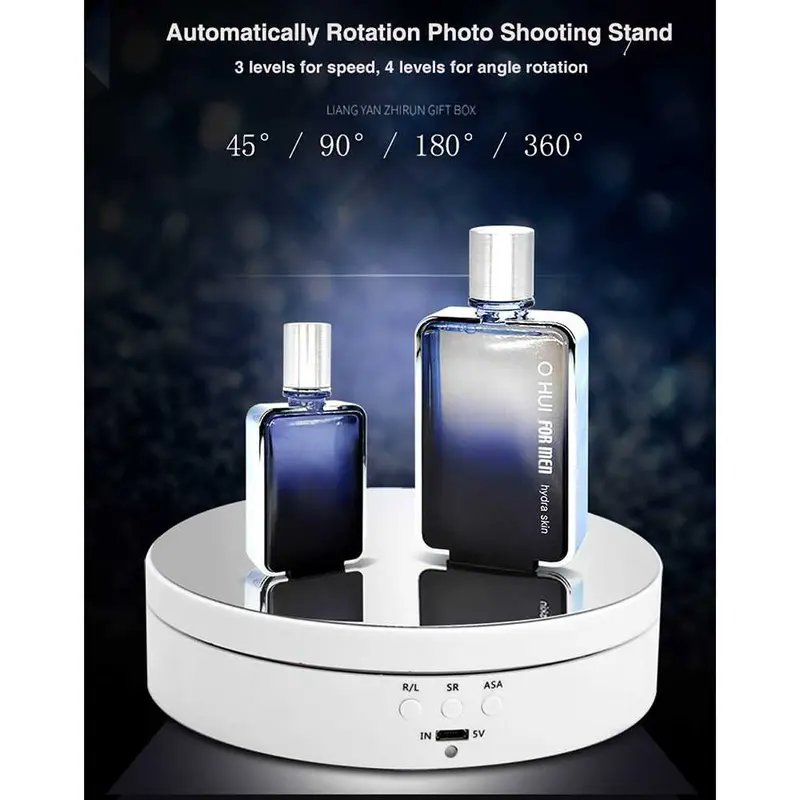 TaffSTUDIO Alas Putar Fotografi Rotating Display Stand Base 13.5cm - BK360 6