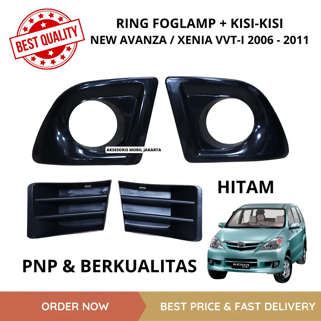 COVER RING FOGLAMP NEW AVANZA XENIA VVTI 2006 - 2011 PLUS KISI2 PNP BERKUALITAS