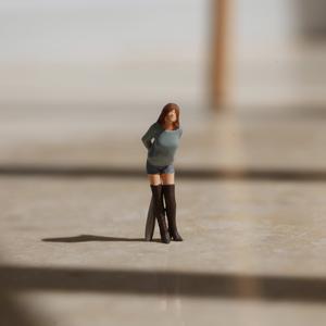 Mô Hình Tượng Nhỏ Đồ Chơi Vua, Tỷ Lệ 1 / 64, 1 / 87 Và 1 / 43, Làm Bằng Resin, Phong Cách Cô Gái Bóng Chày, Thích Hợp Cho Diecast, Bộ Sưu Tập Thu Nhỏ