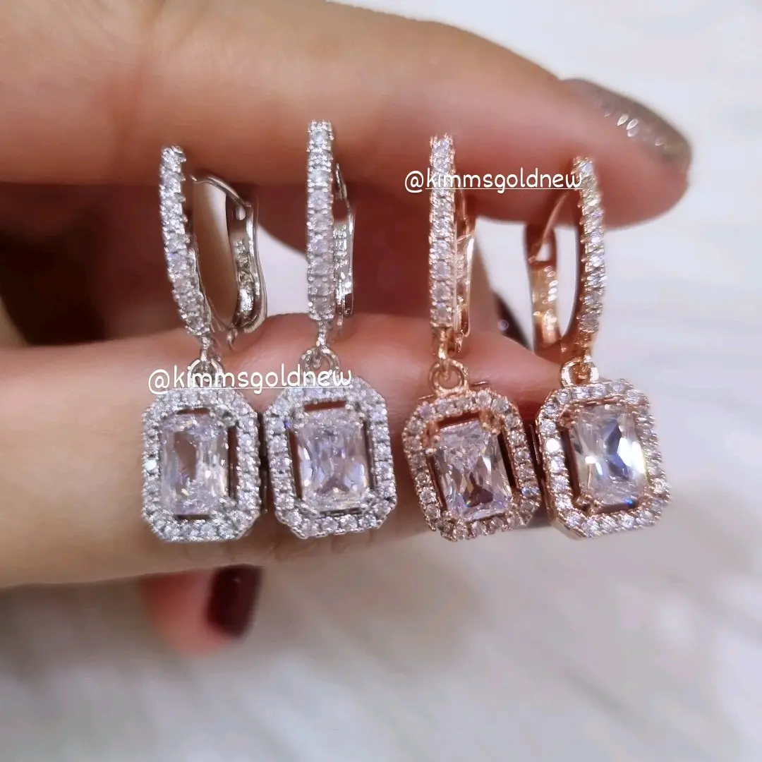 Anting anting klip kassandra Aksesoris Batu