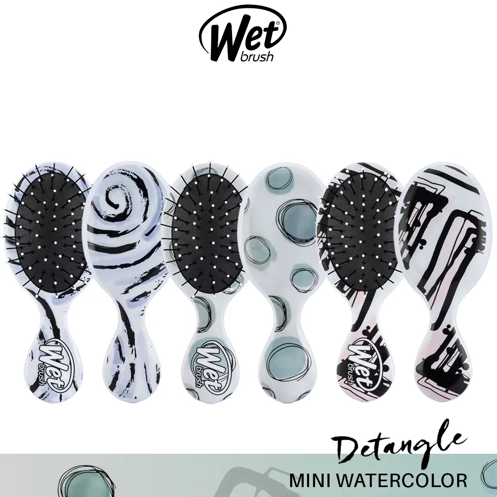 The Wet Brush MINI Watercolor - Sisir Anti Kusut Mengurangi Rontok