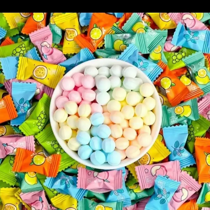 300g Kẹo trái cây Mix 12 vị thơm ngon,mát lạnh hàng chuẩn loại 1 . Chua Ăn Vặt - Ăn vặt cùng Bơ 5