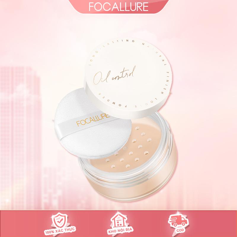 FOCALLURE bột kiểm soát dầu Không vón cục bột mờ 12g