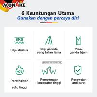 Gambar MONAKE Alat Jerman Gergaji Potong Kayu 14inch Mata Original Germany Tangan Graji Geraji Potong Handsaw Untuk Kayu / Triplek / Pipa PVC / Gypsum - 14inch dari Monake Professional Store Kota Administrasi Jakarta Barat 3 Tokopedia