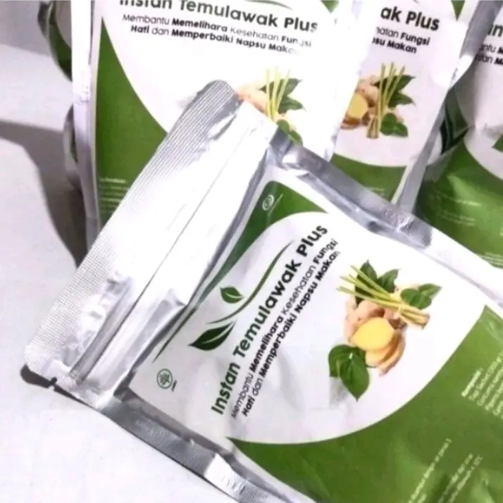 Temulawak Instant Bubuk Menbantu memelihara kesehatan Lever Kembung Fatty Lever Hepatitis Nyeri Lambung Minuman 2
