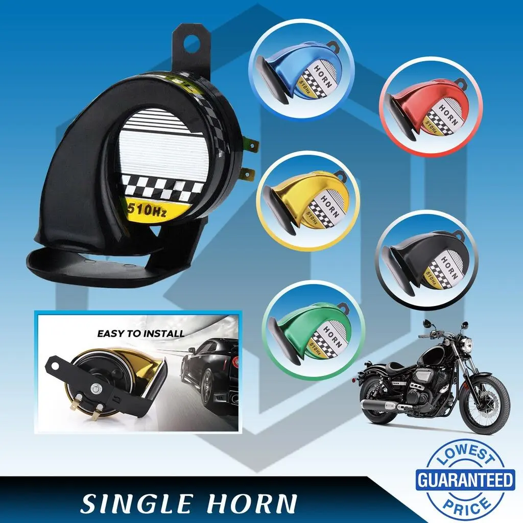 Knight Motorcycle Original Single Horn Global Mocc Tr1 Drx Mokoto 12V 510Hz 110dB Loud Universal