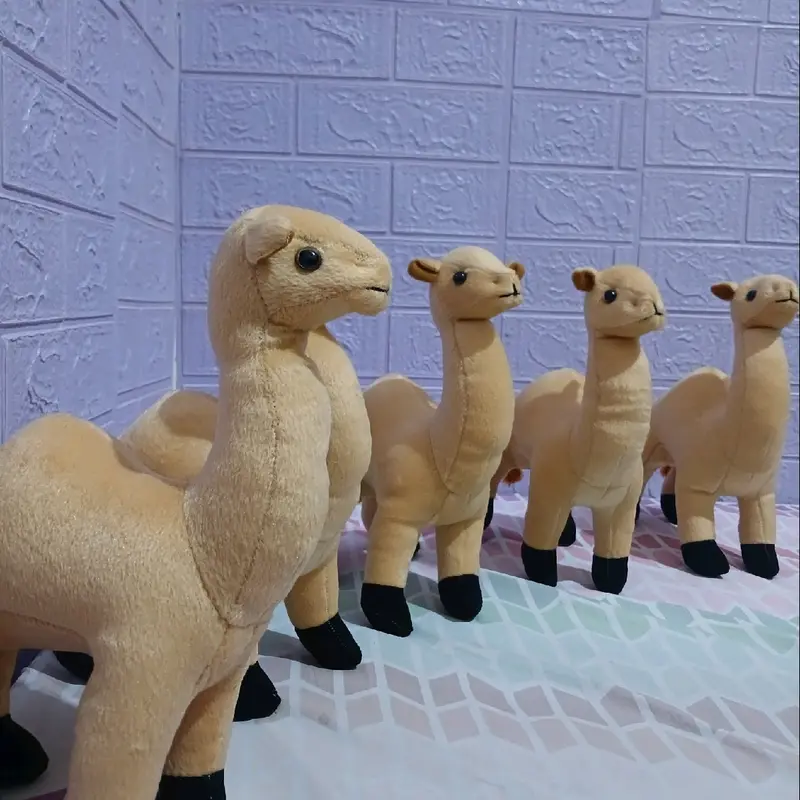 boneka hewan unta lucu S/M/mainan anak/koleksi boneka hewan Set Hadiah Cowok Cewek 3