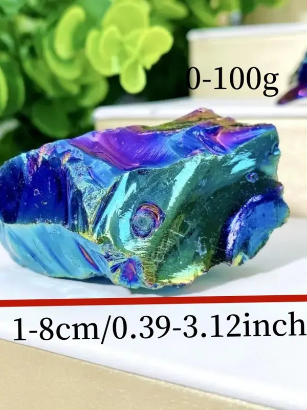 Random Non-natural Obsidian Rough Stone, Shiny Decorations, Birthday Gifts, Gifts for Women, Girlfriends, and Non-natural Crystal Ornaments 1