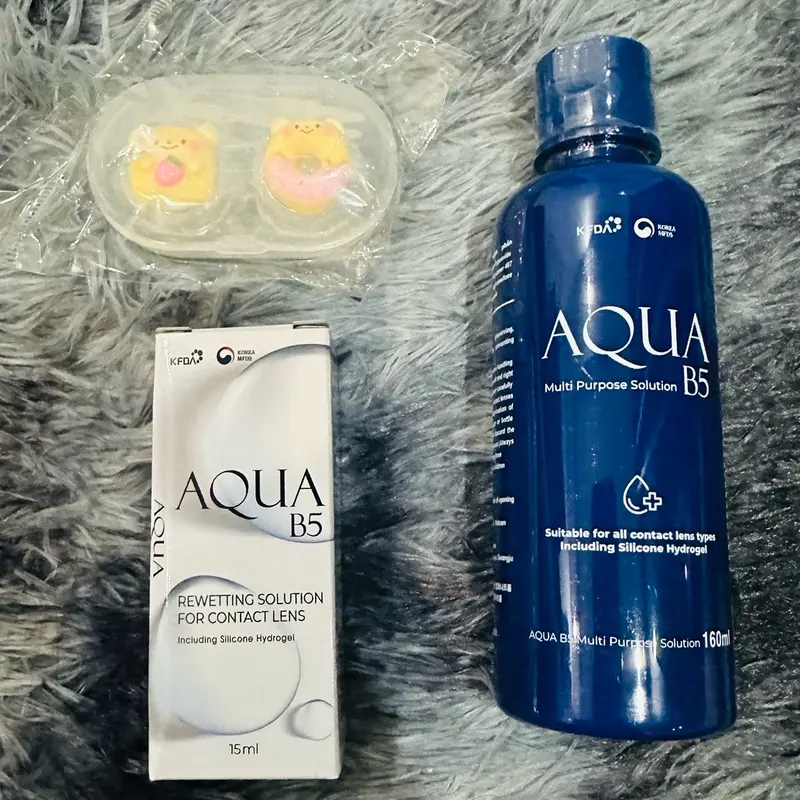 [ Combo ]Nước Ngâm Lens 160ml 360ml + Nhỏ Mắt + Cóc Rửa Lens + Khay CHARM loại tốt Diệt vi trùng Đa năng Chất diệt khuẩn 1
