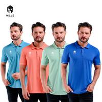 Gambar MILLS Polo Shirt Sport Style Revenge 2.0 17046 - White, S dari MILLS OFFICIAL Kab. Tangerang 2 Tokopedia