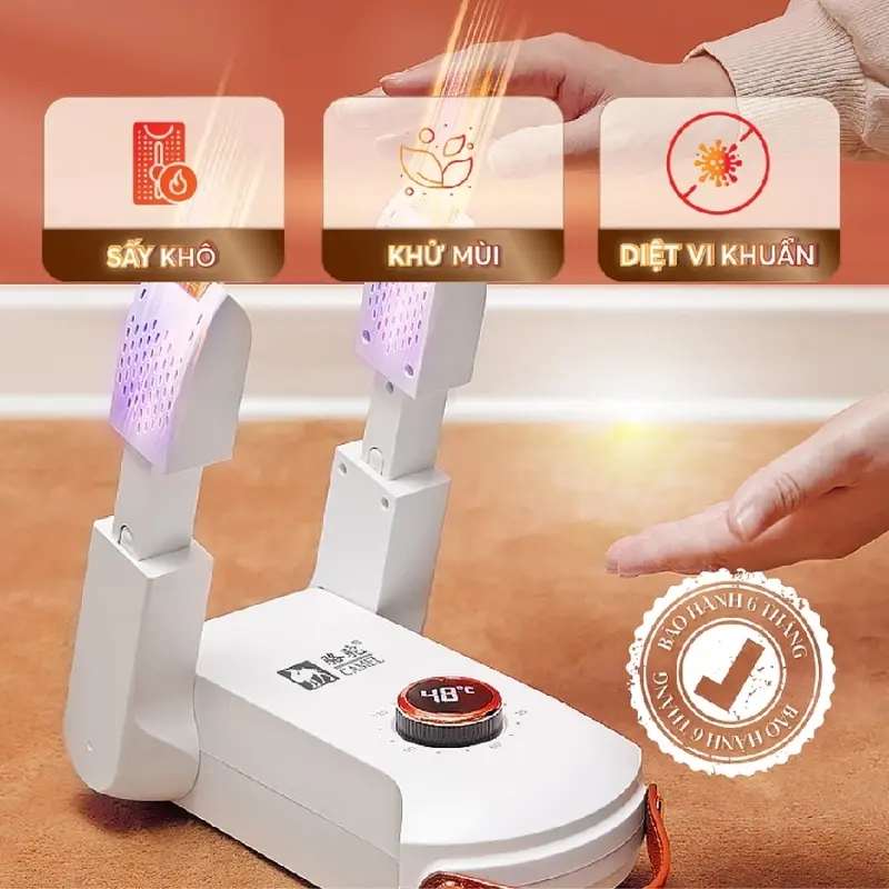 Máy Sấy Giày Khử Mùi Cao Cấp Nhanh Chóng Tiện Dụng - Sấy Giày Mùa Ẩm Mốc 6