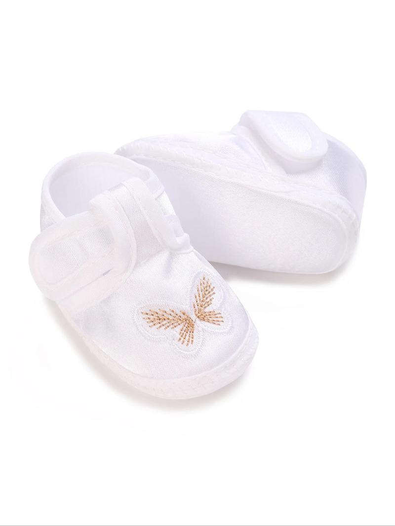 Product Introduction of Baby's Bow Decor Flower & Bowknot & Butterfly & Crown Design Flats, Cute Comfortable Lightweight Shoes, Newborn Infant Toddler Girls Shoes 8