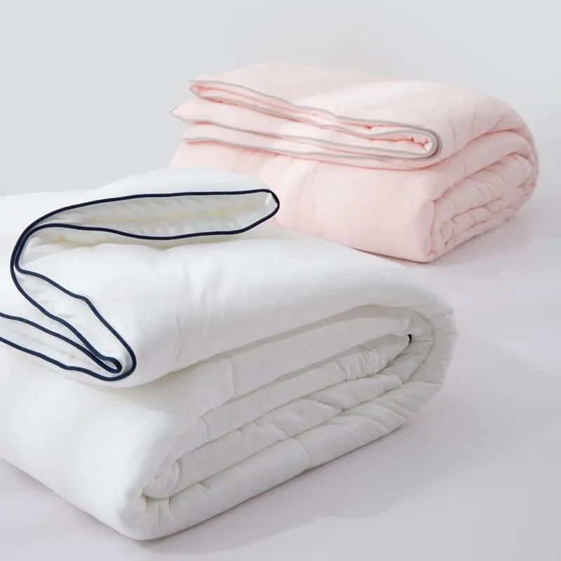 Solid Color Comforter, Soft Comfortable Lightweight Comforter, Bedding Supplies for Home Bedroom Hotel Dormitory 8