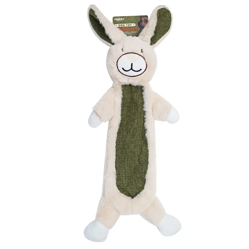 Pet Supplies Dog Sound Toys Relieving Boredom Molar Long Lasting Not Rotten Rabbit Plush Medium Large Dog