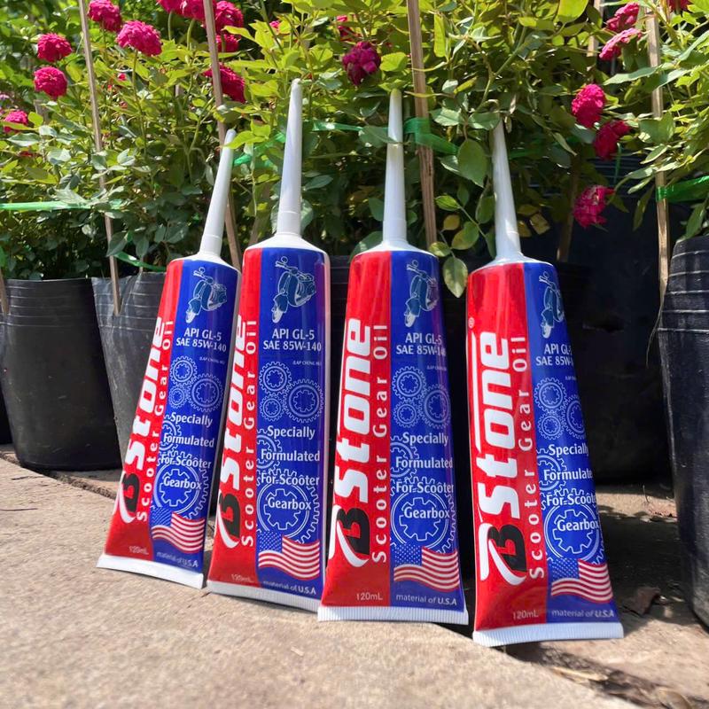 Combo 4 Nhớt Lap Chống Hú Cho Xe Tay Ga Bsfone Scooter Gear Oil 120ml 85w140 Nguyên Liệu Nhập Khẩ Mỹ