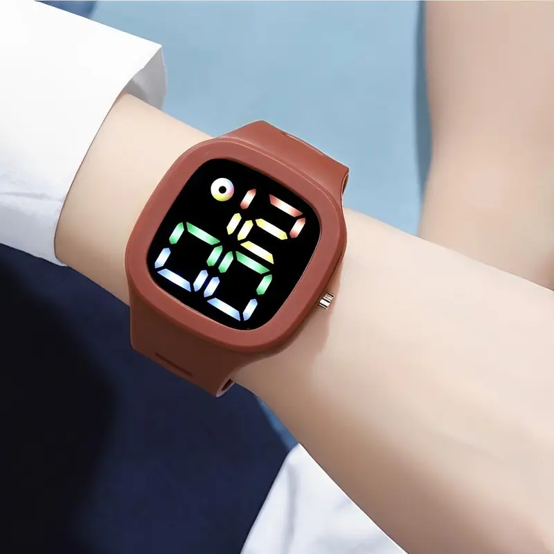 [ Beli 1 Dapat 2 ] Jam Tangan LED Pria Wanita Rubber Fashion Couple Digital 2