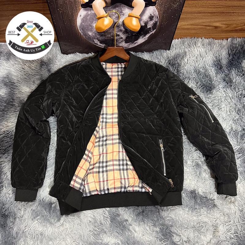 S3 - Áo khoác bomber nam nữ trần trám BBR , ngoài gió trần trám bên trong lót gió bbr trẻ trung , fom chuẩn ôm , size m l xl.