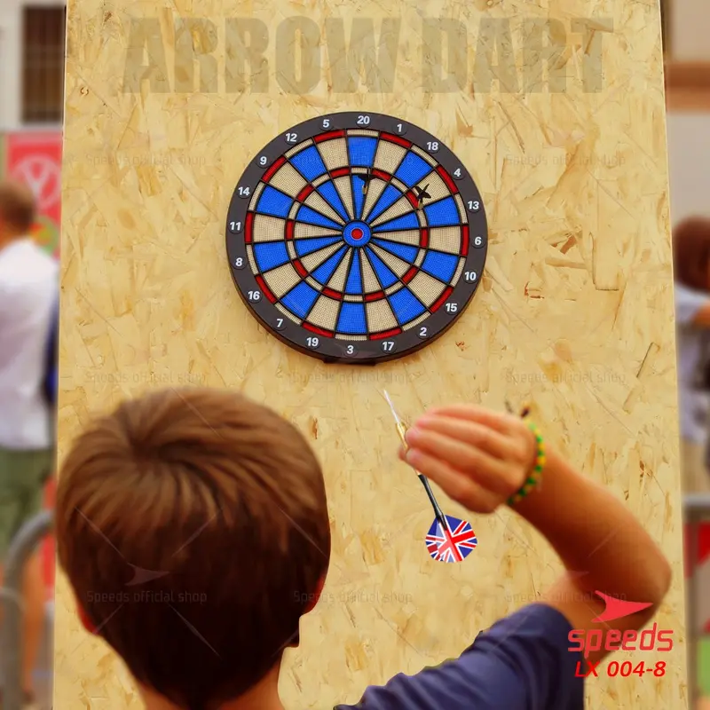 SPEEDS Dart Jarum Pahanan Dart Panah Lempar untuk Dartboard Union Jack Dart Arrow 004-8 5