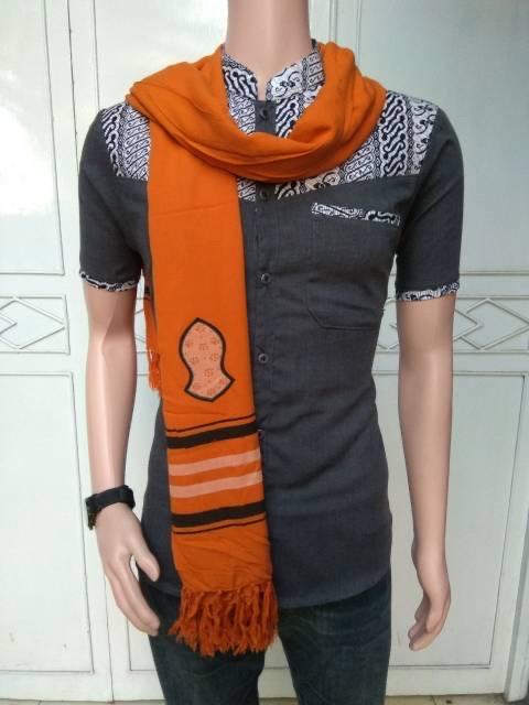 Product Introduction of Sorban rida trompah yaman Hitam Abu Biru Hijau Merah Putih 7