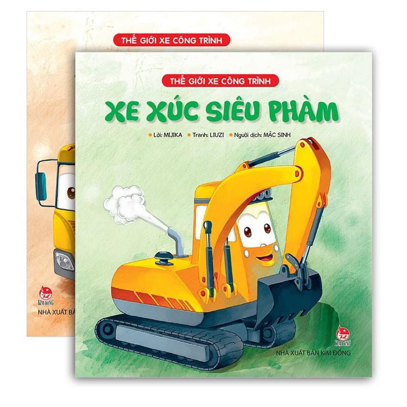 Sách - Thế giới xe công trình - lẻ tập