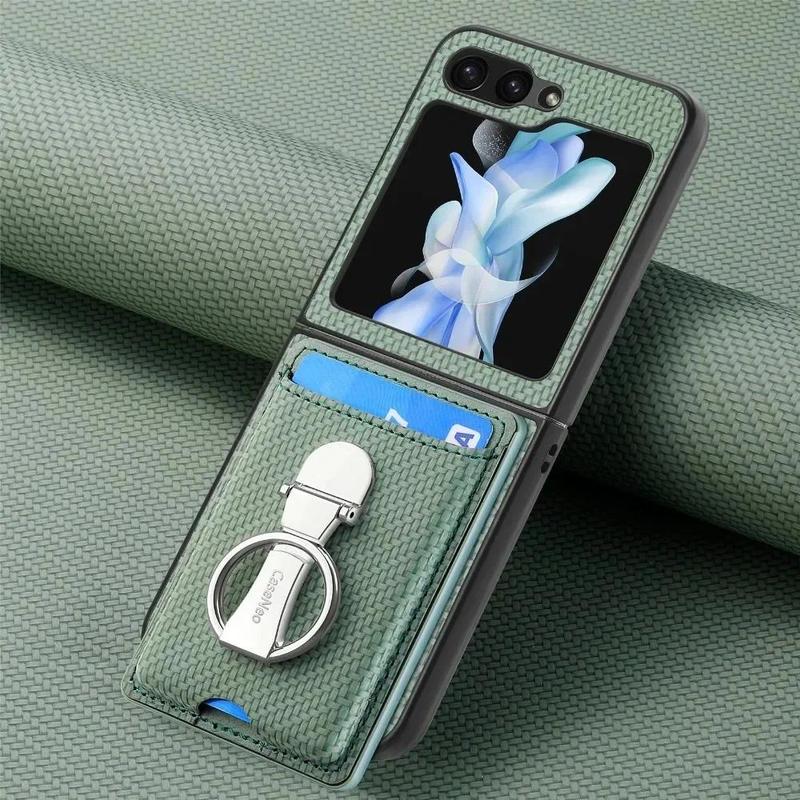 Ring Card Holder Wallet Flip Phone Case for Samsung Galaxy Z - TikTok ...